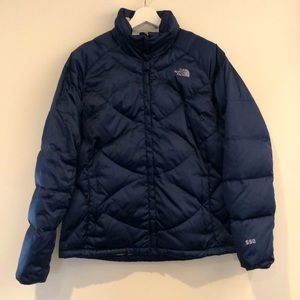 The North Face Down 550 Navy Blue Parka